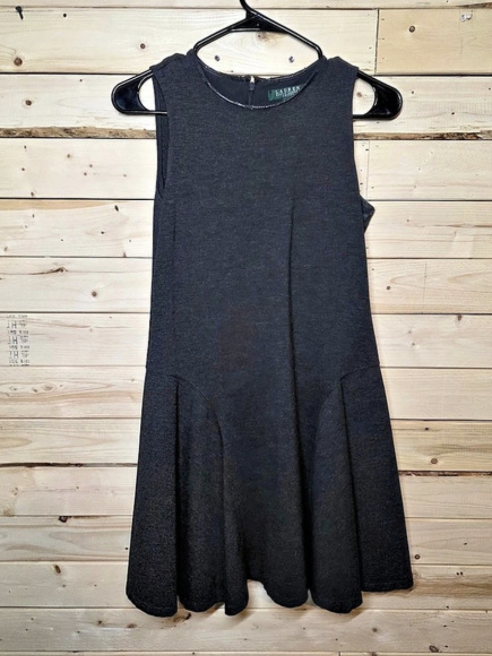 Lauren Ralph Lauren Black Sleeveless Mini Dress Size PS